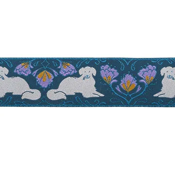 Renaissance Ribbon Dog Park Golden Jacquardband 1,5" 1 Yard