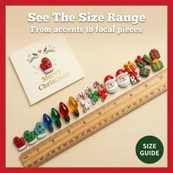 Buttons Galore Christmas Craft Buttons Knöpfe 50+ Stück 3D