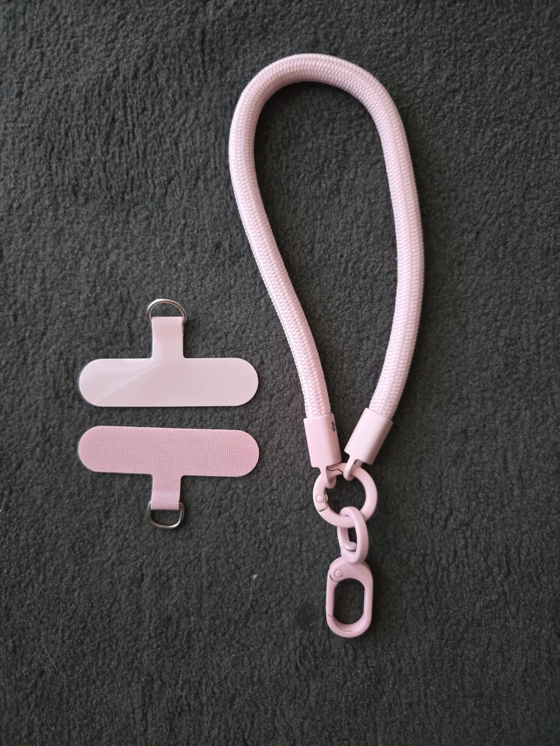 MORSUNBELA Handykette Kurz Handgelenk Schlaufe Polyester 20cm