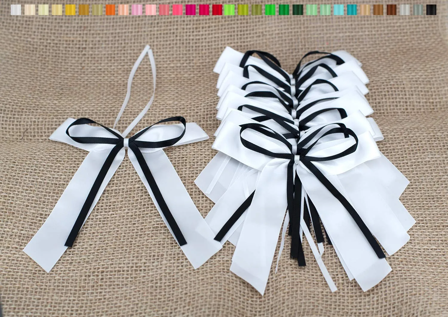 Creativery Antennenschleifen Hochzeit 10 Stück