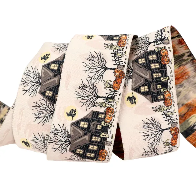 Renaissance Ribbon Home Sweet Haunt Band 2" 1 Yard Halloween