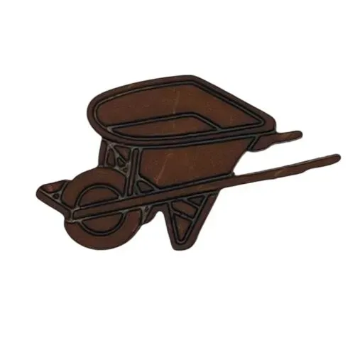 Buttons Galore Wheelbarrow Bastelknöpfe 25 Stück braun