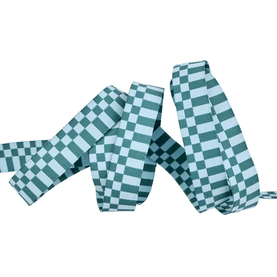 Renaissance Ribbon Ramble Checkerboard Schmuckband 1 Yard