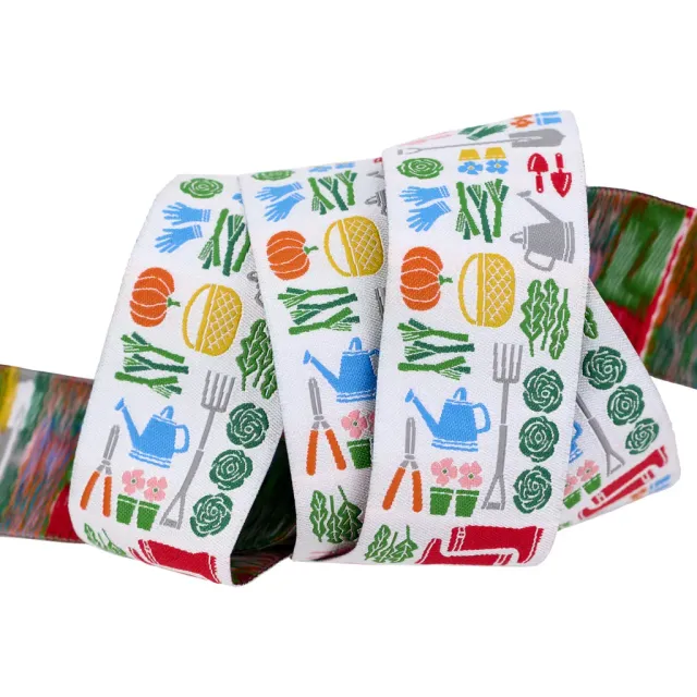 Renaissance Ribbon In the Vegetable Garden Garden Tools Dekoband 1 Yard