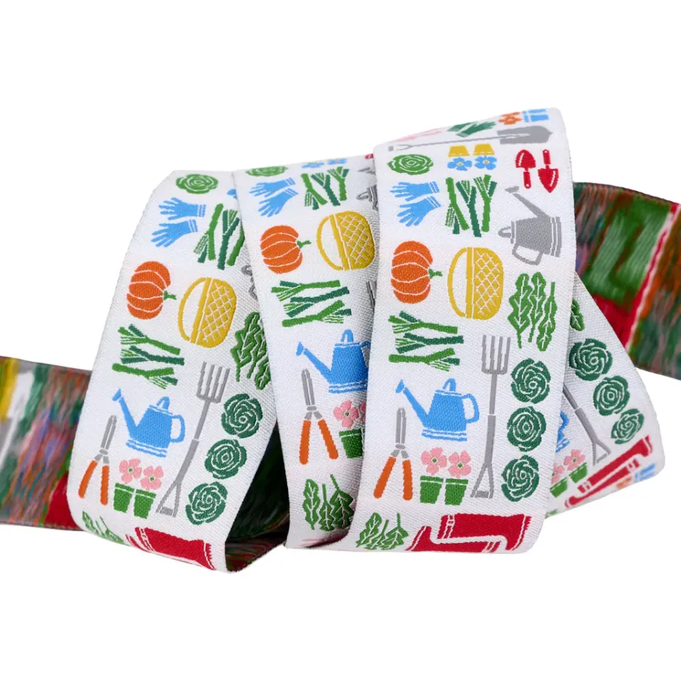 Renaissance Ribbon In the Vegetable Garden Garden Tools Dekoband 1 Yard