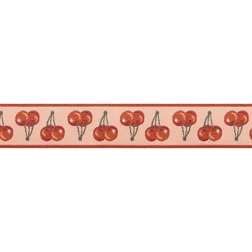 Renaissance Ribbon Farmstead Cherries Jubilee Jacquardband 1 Yard