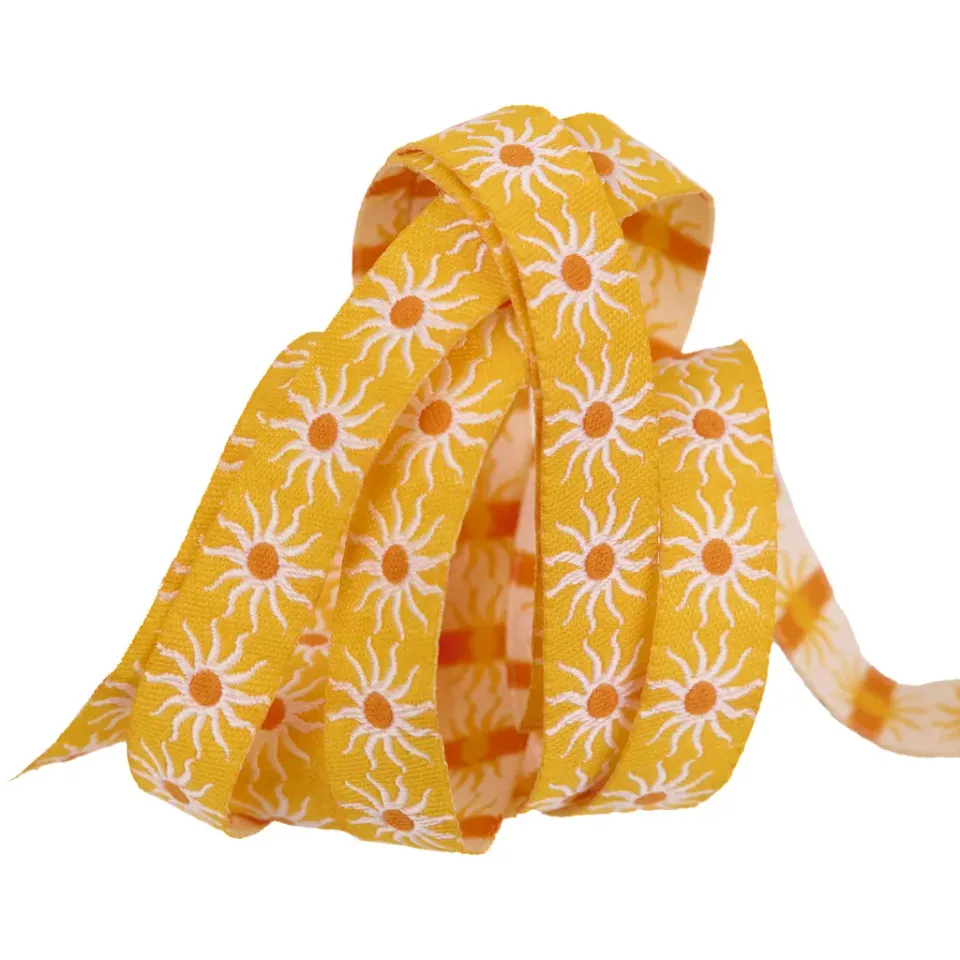 Renaissance Ribbon La Dolce Vita Sunshine Webband Gelb 13mm 1 Yard