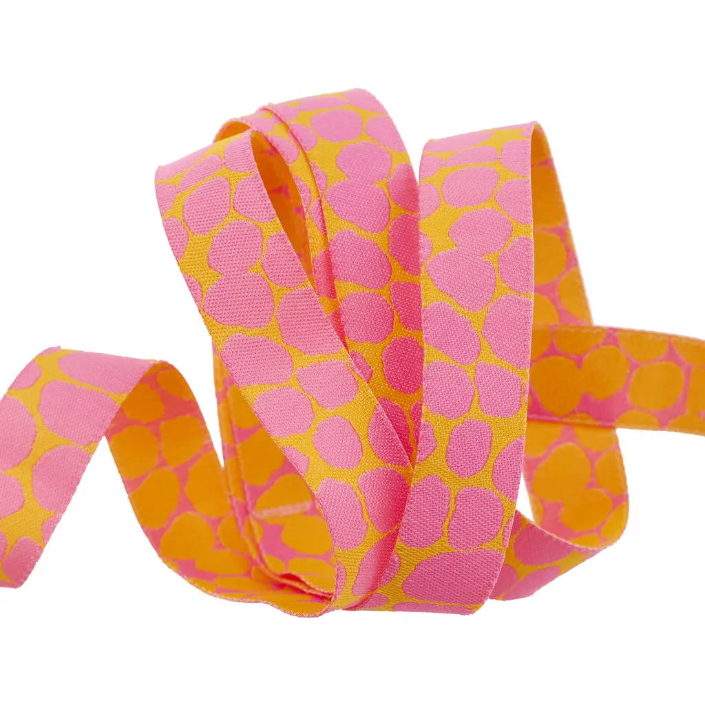 Renaissance Ribbon Jumble Webband 5/8 Zoll Kaffe Classics