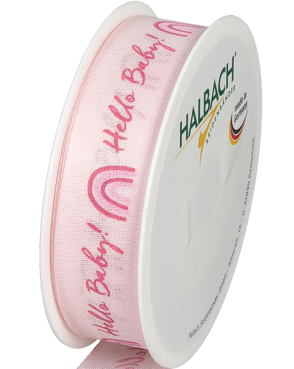 Halbach Geschenkband Hello Baby 25 mm x 16 m Polyester