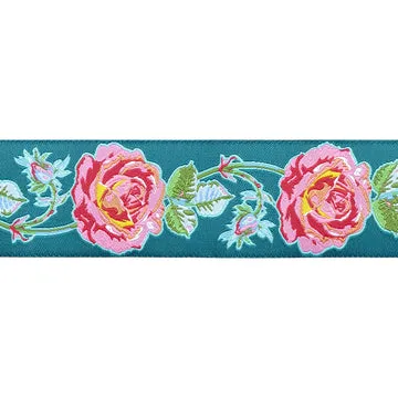 Renaissance Ribbon Market Days Rosey Outlook Webband 1 Yard rosa