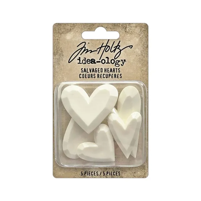 Idea-ology Tim Holtz Salvaged Hearts Herzen