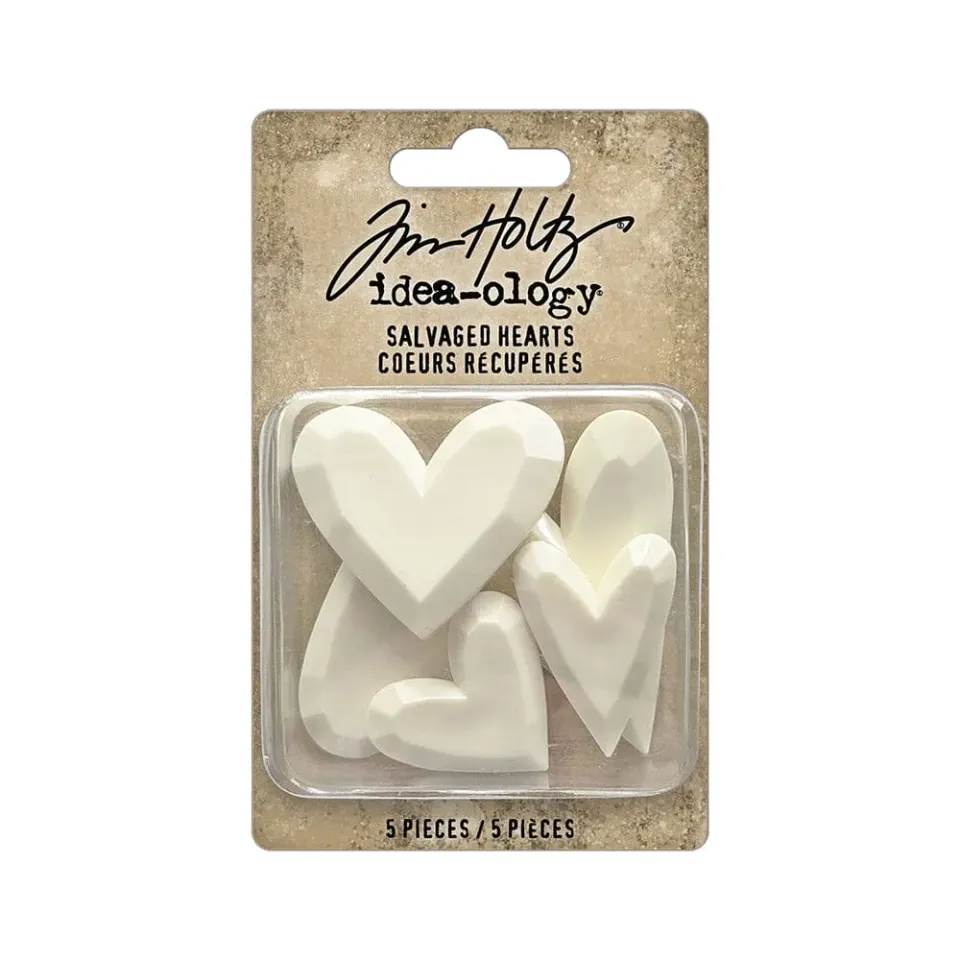 Idea-ology Tim Holtz Salvaged Hearts Herzen