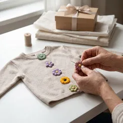 Buttons Galore Flower Button Knöpfe 75 Stück Blumen