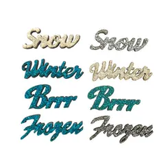 Buttons Galore Winter Bundle 1 Bastelset Schnee