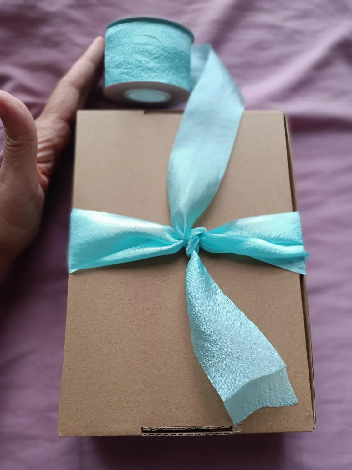 MORSUNBELA Chiffonband Geschenkband Rolle