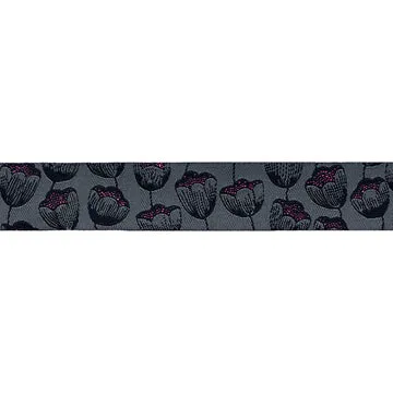 Renaissance Ribbon Magic Tulips Jacquardband 1 Yard Polyester
