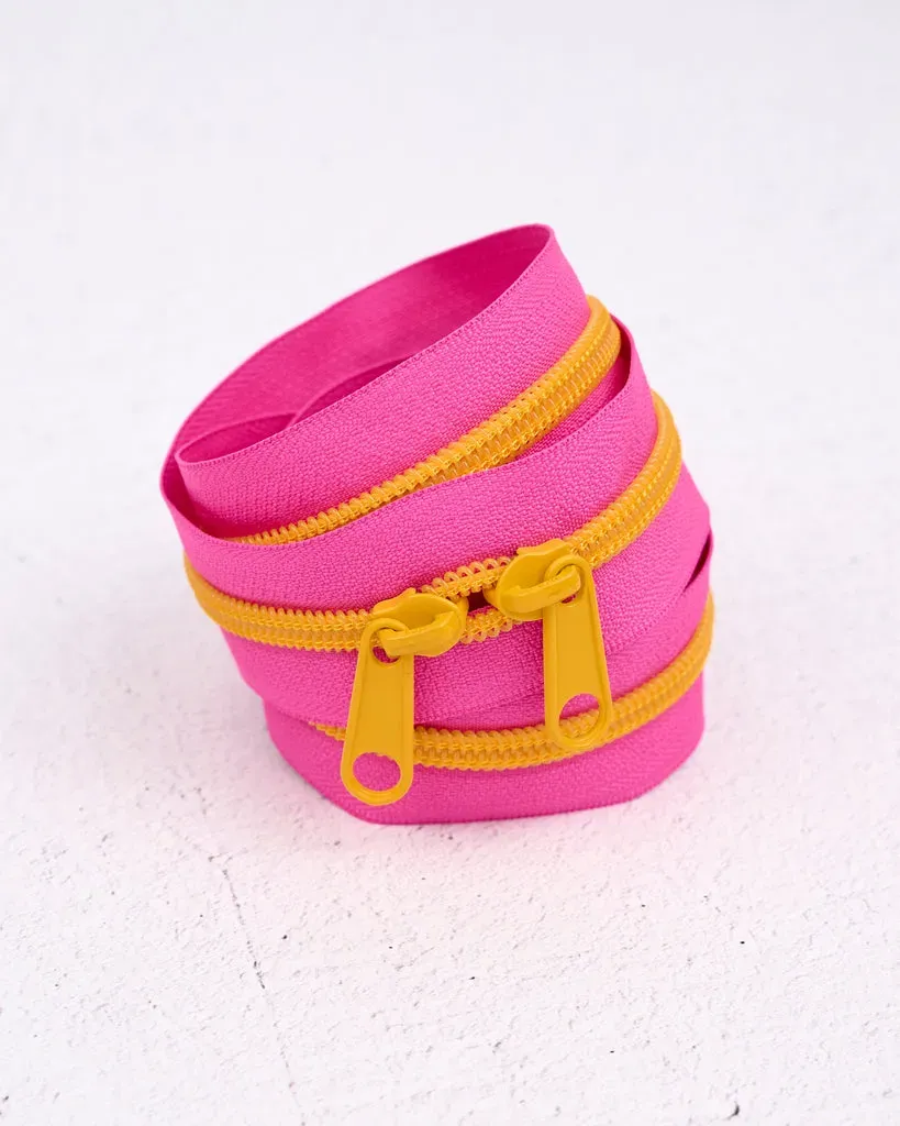Renaissance Ribbon Pink Lemonade Handtaschen-Reißverschluss #5
