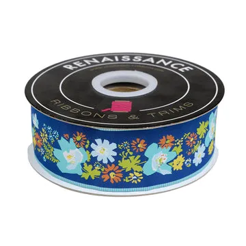 Renaissance Ribbon Paper Hamlet Floral Border Band 2 Zoll Polyester