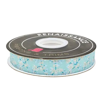 Renaissance Ribbon Gulf Breeze Coastal Jasmine Webband 1 Yard floral