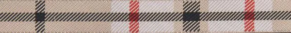 Renaissance Ribbon Red Woven Plaid Webband 1 Yard gewebt