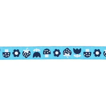 Renaissance Ribbon Strawberry Strawbitties Schmuckband 5/8" 1 Yard blau