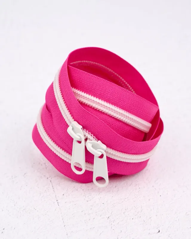 Renaissance Ribbon Acid Pink Handtaschen-Reißverschluss Nr.5