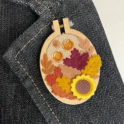 Buttons Galore Flatbackz It's Fall Y'All Deko 6 Stück Herbst