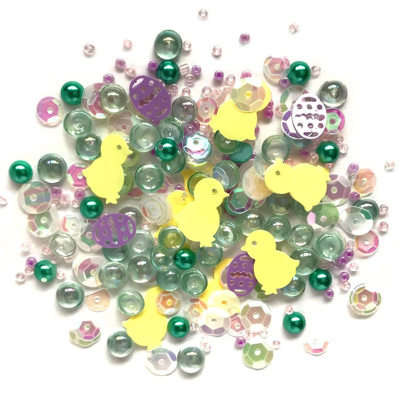 Buttons Galore Sparkletz Happy Easter Streumix 10 g pastell