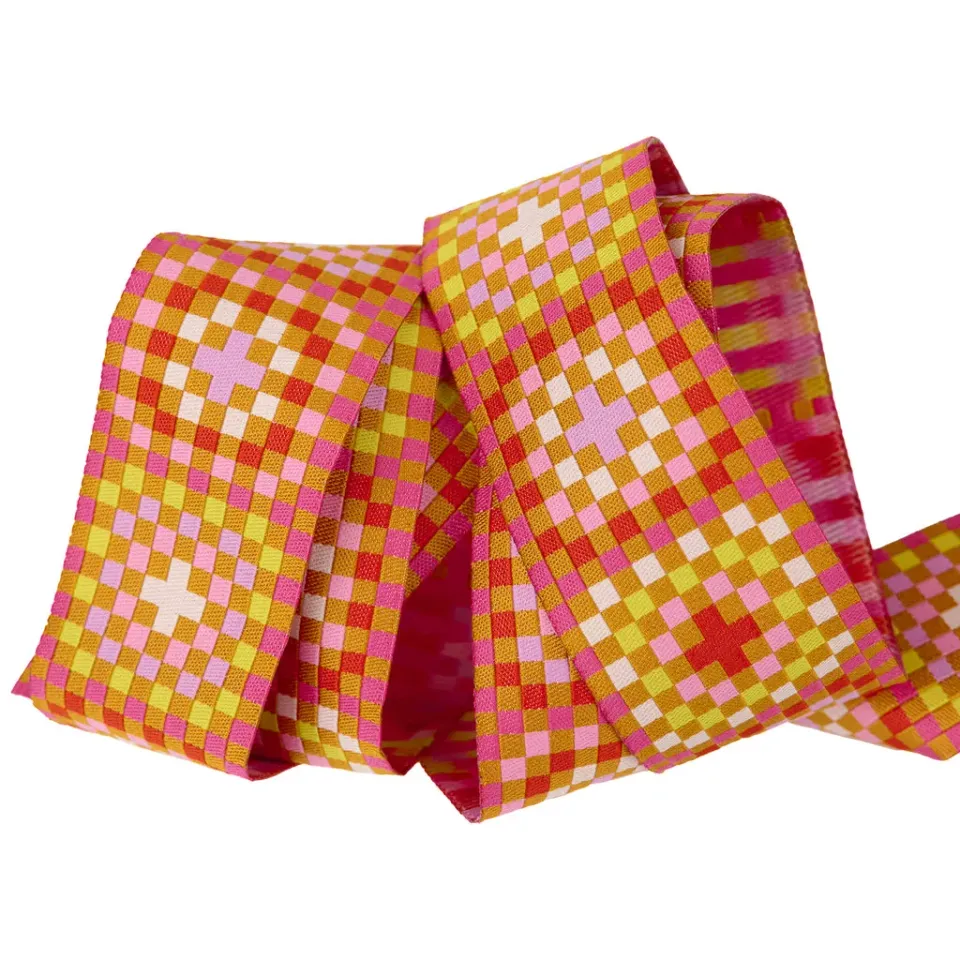 Renaissance Ribbon Mixtape Granny Square Webband 38mm 1 Yard