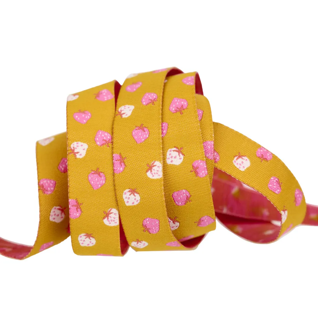 Renaissance Ribbon Strawberry Toss Schmuckband 1 Yard Blumen