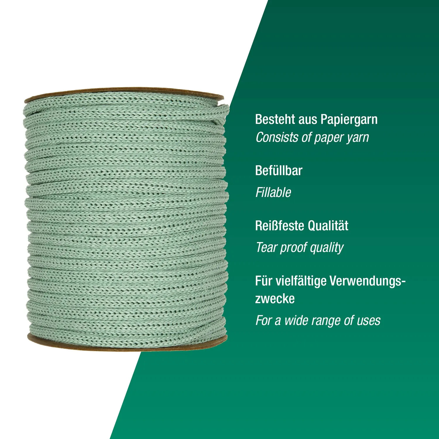 Halbach Papier-Strickschlauch