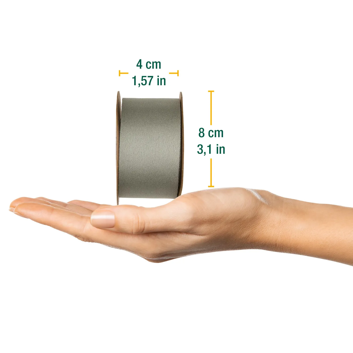 Halbach Geschenkband Seiden-Optik 10m Seidenglanz