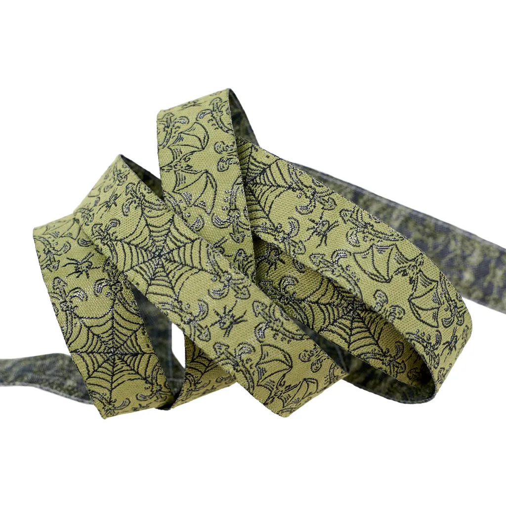 Renaissance Ribbon Home Sweet Haunt Iron Web Schmuckband 16mm 1 Yard
