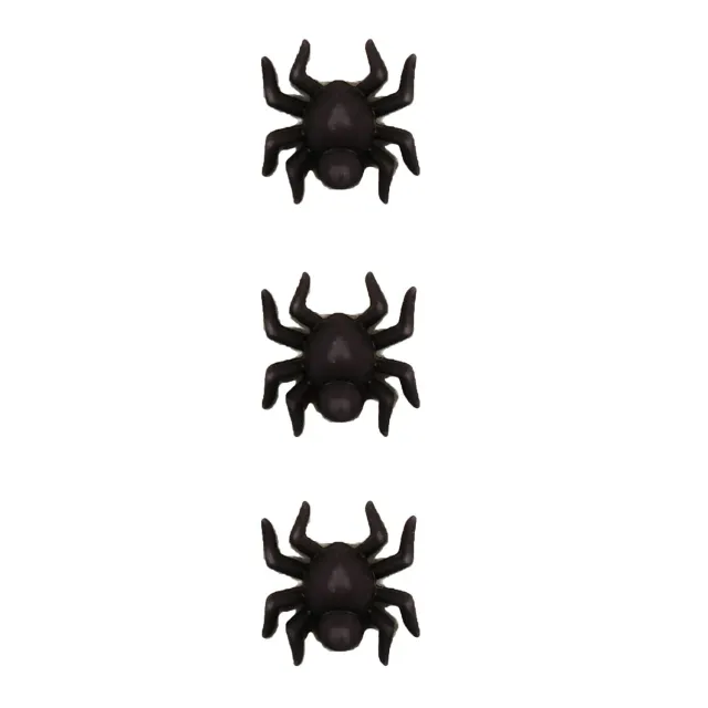 Buttons Galore Spiders Knöpfe 3 Stück Halloween 3D
