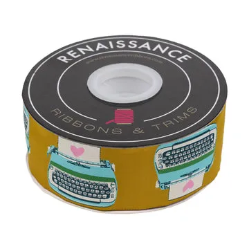 Renaissance Ribbon Best of Melody Typewriters Webband 1 Yard Polyester
