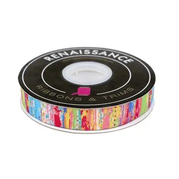 Renaissance Ribbon Soda Pop Ripple Webband 7/8 Zoll 1 Yard