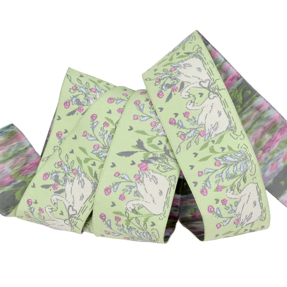 Renaissance Ribbon Mademoiselle Swan Soiree Webband 1 Yard