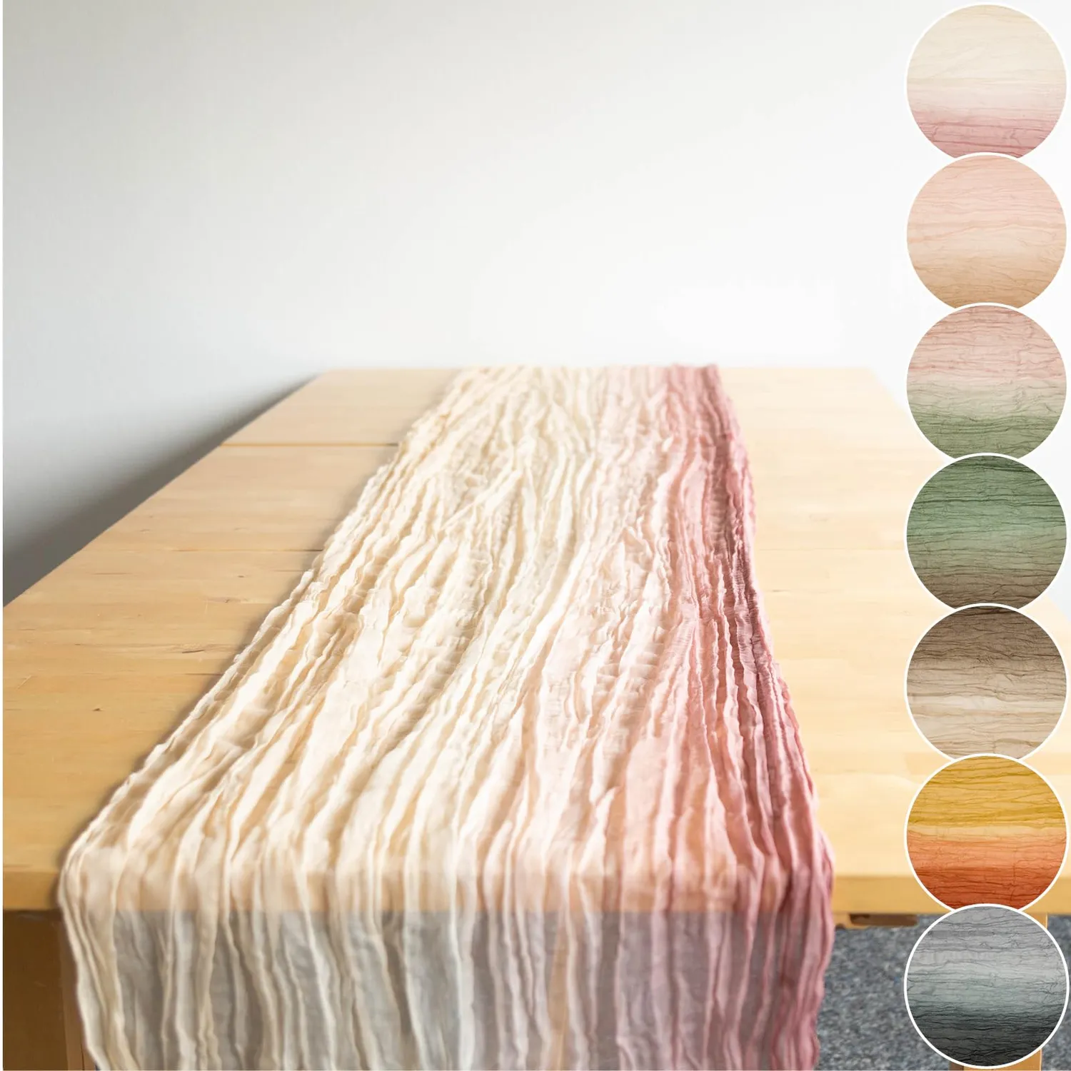 Halbach Multicolor Tischläufer 70x300 cm waschbar