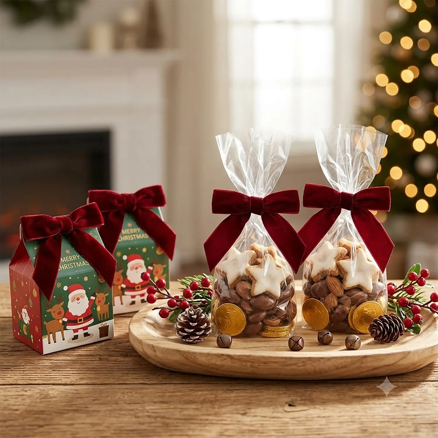 MORSUNBELA Samtschleifen Deko Geschenkschleifen