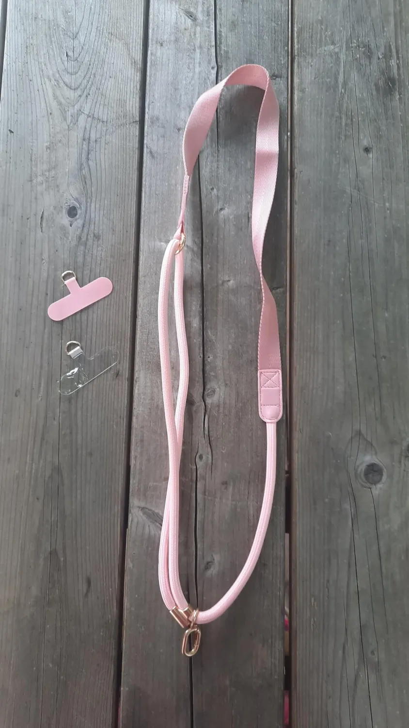MORSUNBELA Handykette Breit Verstellbar mit Karabiner
