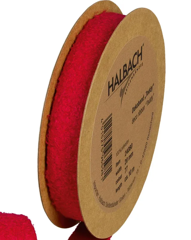 Halbach Teddy Dekoband Fellband 10m