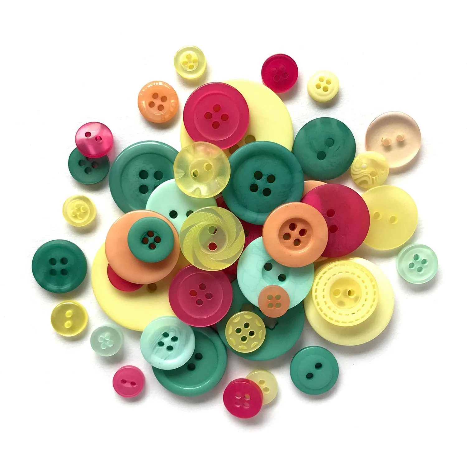 Buttons Galore Knöpfe-Mix im Glas