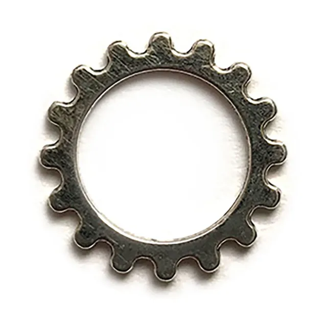 Buttons Galore Gear Charm-Anhänger 10 Stück altgold
