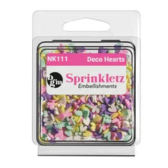 Buttons Galore Sprinkletz Deco Hearts Streuteile 12 g Herz