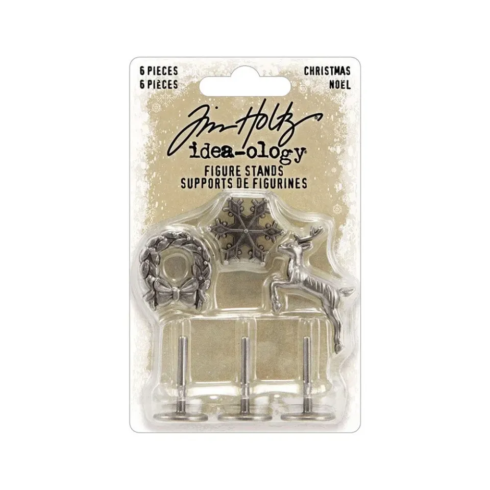 Idea-ology Tim Holtz Christmas Figure Stands Aufsteller