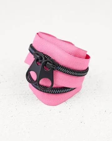 Renaissance Ribbons Pink Frosting Handtaschen-Reißverschluss Nr.5