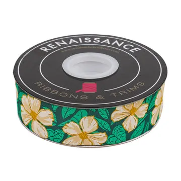 Renaissance Ribbon Meadow Wildflowers in Jacquardband 1 Yard