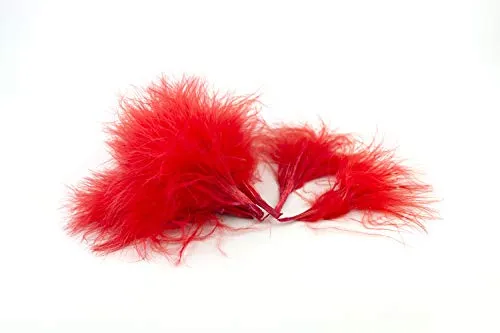 Creativery Marabu Flaumfedern 20 Stück 7-10cm