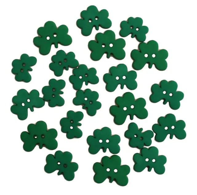 Buttons Galore Luck of the Irish Kleeblatt-Knöpfe 16 Stück