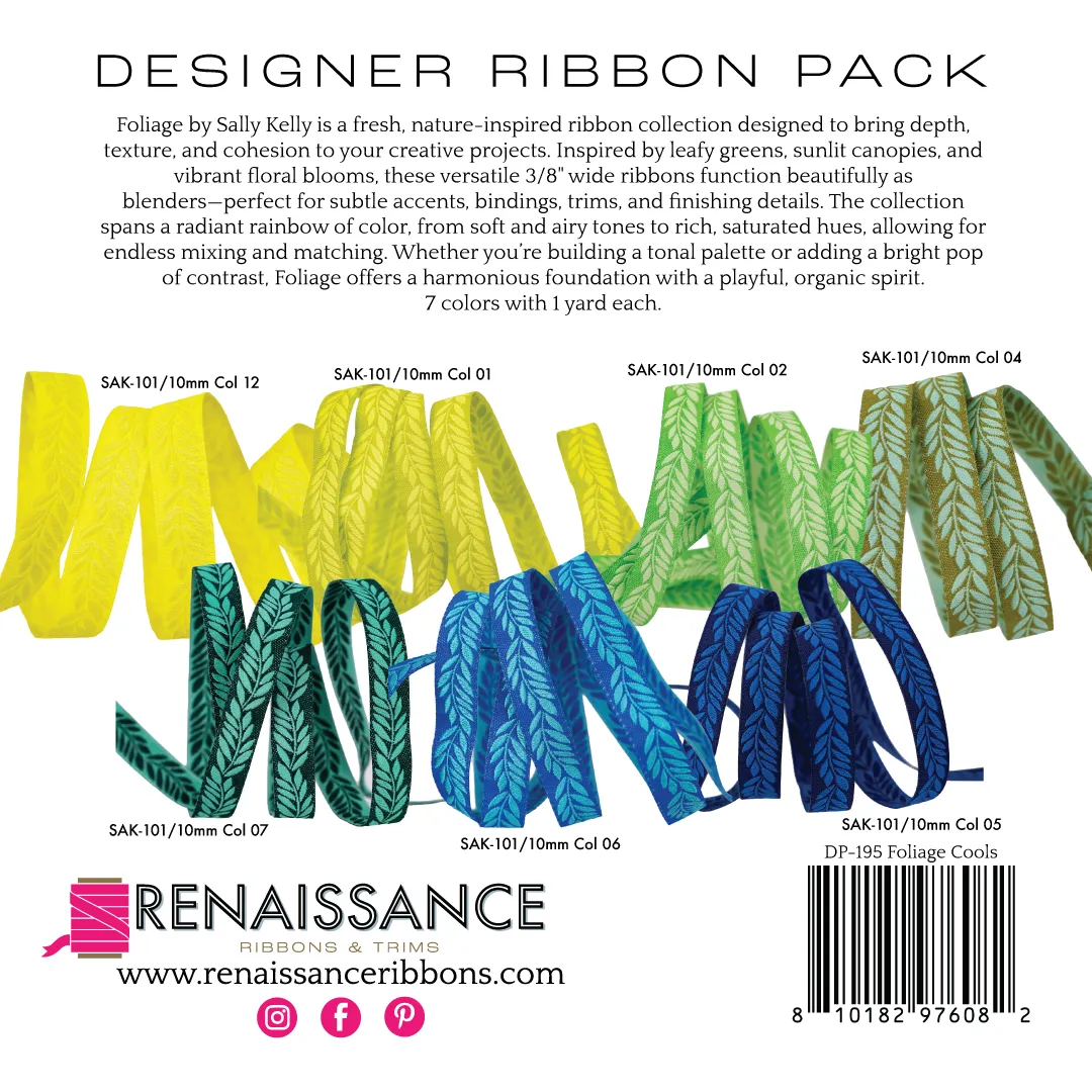 Renaissance Ribbon Foliage Webband-Set 7 Yard